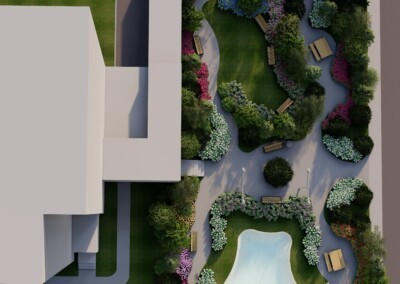 OMH- Le Pionnier – Aménagement extérieur